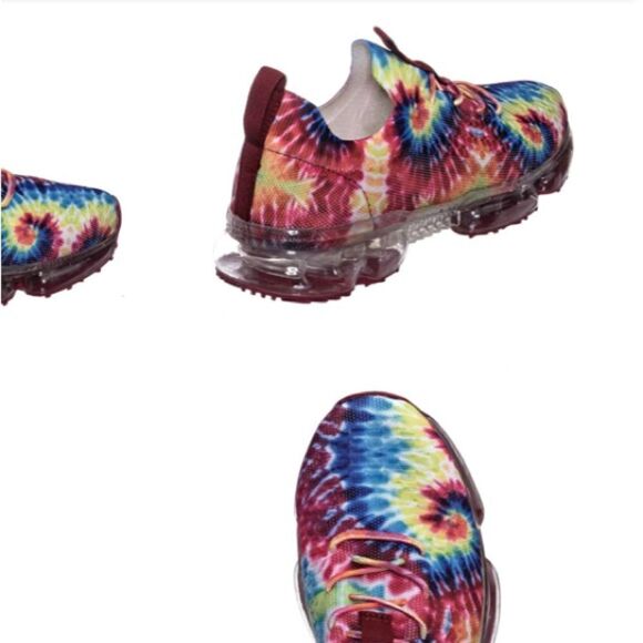 Tie Dye Mesh Elastic Sneakers - Picture 3 of 5
